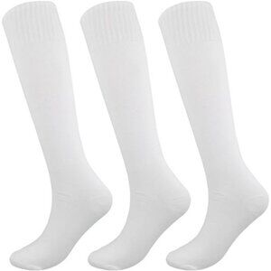 Knee High Long Sports Socks Unisex Multicolor 3/6/12 Pairs